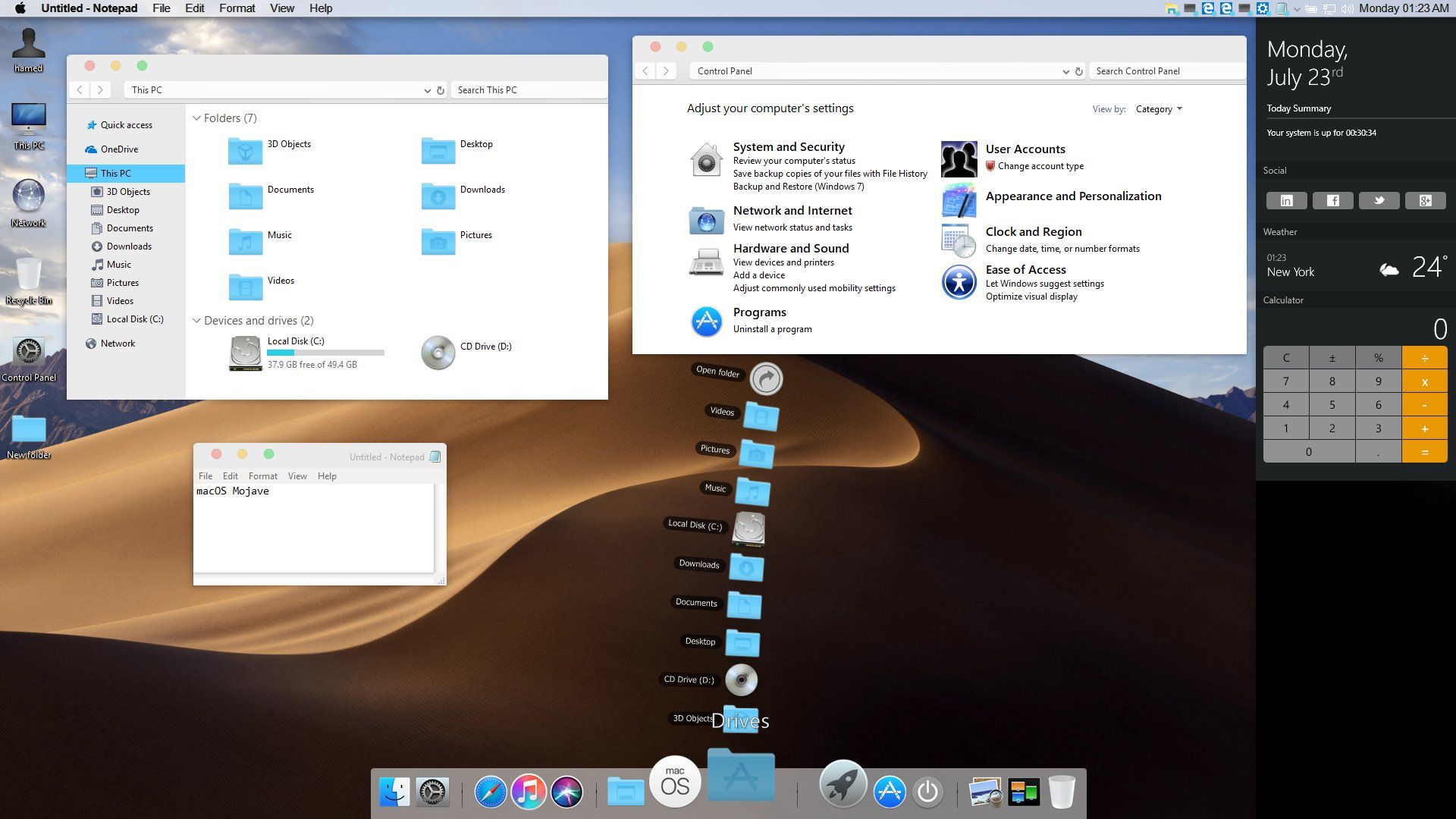 download mac theme for windows 7 64 bit